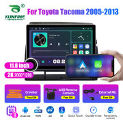 11.8 Inch 2K Double Knobs 2 Din Car Radio For Toyota Tacoma 2005 - 2013 Car Radio DVD Multimedia Video Player Android Auto Carplay