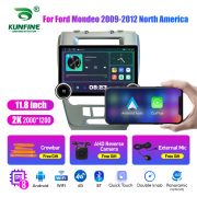 11.8 Inch 2K Double Knobs 2 Din Car Radio For Ford Mondeo 2009 2010 2011 2012 North America Car Radio DVD Multimedia Video Player Android Auto Carplay