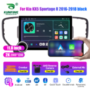11.8 Inch 2K Double Knobs 2 Din Car Radio For Kia KX5 Sportage R 2016 -2018 black Car Radio DVD Multimedia Video Player Android Auto Carplay