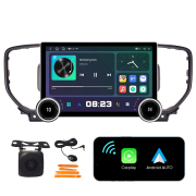 11.8 Inch 2K Double Knobs 2 Din Car Radio For Kia KX5 Sportage R 2016 -2018 black Car Radio DVD Multimedia Video Player Android Auto Carplay