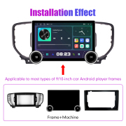 11.8 Inch 2K Double Knobs 2 Din Car Radio For Kia KX5 Sportage R 2016 -2018 black Car Radio DVD Multimedia Video Player Android Auto Carplay