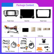 11.8 Inch 2K Double Knobs 2 Din Car Radio For Kia KX5 Sportage R 2016 -2018 black Car Radio DVD Multimedia Video Player Android Auto Carplay