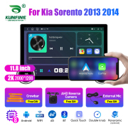 11.8 Inch 2K Double Knobs 2 Din Car Radio For Kia Sorento 2013 2014 Car Radio DVD Multimedia Video Player Android Auto Carplay