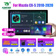 11.8 Inch 2K Double Knobs 2 Din Car Radio For Mazda CX-5 2018 - 2020 Car Radio DVD Multimedia Video Player Android Auto Carplay