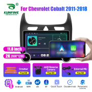 11.8 Inch 2K Double Knobs 2 Din Car Radio For Chevrolet Cobalt 2011 - 2018 Car Radio DVD Multimedia Video Player Android Auto Carplay