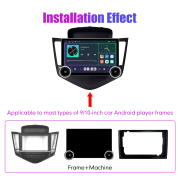 11.8 Inch 2K Double Knobs 2 Din Car Radio For Chevrolet Cruze 2009 - 2015 Car Radio DVD Multimedia Video Player Android Auto Carplay