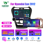 11.8 Inch 2K Double Knobs 2 Din Car Radio For Hyundai Eon 2012 Car Radio DVD Multimedia Video Player Android Auto Carplay