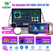 11.8 Inch 2K Double Knobs 2 Din Car Radio For Hyundai I20 2008 2009 - 2013 AT MT Car Radio DVD Multimedia Video Player Android Auto Carplay