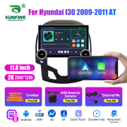 11.8 Inch 2K Double Knobs 2 Din Car Radio For Hyundai I30 2009 - 2011 AT Car Radio DVD Multimedia Video Player Android Auto Carplay