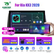 11.8 Inch 2K Double Knobs 2 Din Car Radio For Kia KX3 2020 Car Radio DVD Multimedia Video Player Android Auto Carplay