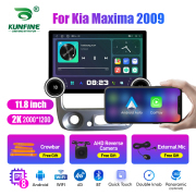 11.8 Inch 2K Double Knobs 2 Din Car Radio For Kia Maxima 2009 Car Radio DVD Multimedia Video Player Android Auto Carplay