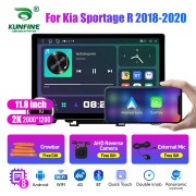 11.8 Inch 2K Double Knobs 2 Din Car Radio For Kia Sportage R 2018 -2020 Car Radio DVD Multimedia Video Player Android Auto Carplay