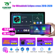 11.8 Inch 2K Double Knobs 2 Din Car Radio For Mitsubishi Eclipss cross 2018 - 2020 Car Radio DVD Multimedia Video Player Android Auto Carplay
