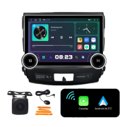 11.8 Inch 2K Double Knobs 2 Din Car Radio For Mitsubishi Outlander 2005 - 2012Car Radio DVD Multimedia Video Player Android Auto Carplay