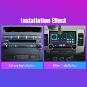 11.8 Inch 2K Double Knobs 2 Din Car Radio For Mitsubishi Outlander 2005 - 2012Car Radio DVD Multimedia Video Player Android Auto Carplay