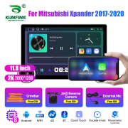 11.8 Inch 2K Double Knobs 2 Din Car Radio For Mitsubishi Xpander 2017 - 2020 Car Radio DVD Multimedia Video Player Android Auto Carplay