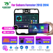 11.8 Inch 2K Double Knobs 2 Din Car Radio For Subaru Forester 2013 2014 Car Radio DVD Multimedia Video Player Android Auto Carplay