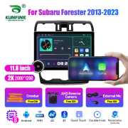 11.8 Inch 2K Double Knobs 2 Din Car Radio For Subaru Forester 2013 - 2023 Car Radio DVD Multimedia Video Player Android Auto Carplay