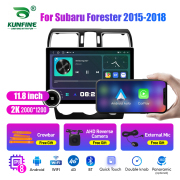 11.8 Inch 2K Double Knobs 2 Din Car Radio For Subaru Forester 2015 - 2018 Car Radio DVD Multimedia Video Player Android Auto Carplay