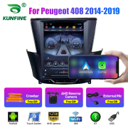 9.7 Inch Tesla Style 2 Din Android Car Radio For Peugeot 408 2014-2019 Stereo Car Multimedia Video Player DVD GPS Navigation
