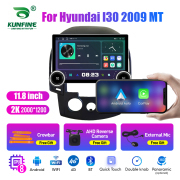 11.8 Inch 2K Double Knobs 2 Din Car Radio For Hyundai I30 2009 MT Car Radio DVD Multimedia Video Player Android Auto Carplay