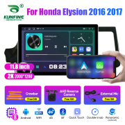 11.8 Inch 2K Double Knobs 2 Din Car Radio For Honda Elysion 2016 2017 Car Radio DVD Multimedia Video Player Android Auto Carplay