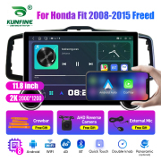 11.8 Inch 2K Double Knobs 2 Din Car Radio For Honda Fit 2008 - 2015 Freed Car Radio DVD Multimedia Video Player Android Auto Carplay