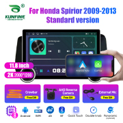 11.8 Inch 2K Double Knobs 2 Din Car Radio For Honda Spirior 2009 - 2013 Standard version Car Radio DVD Multimedia Video Player Android Auto Carplay