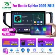 11.8 Inch 2K Double Knobs 2 Din Car Radio For Honda Spirior 2009 - 2013 Car Radio DVD Multimedia Video Player Android Auto Carplay