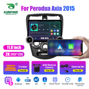 11.8 Inch 2K Double Knobs 2 Din Car Radio For Perodua Axia 2015 Car Radio DVD Multimedia Video Player Android Auto Carplay