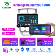 11.8 Inch 2K Double Knobs 2 Din Car Radio For Dodge Caliber 2007 -2010 Car Radio DVD Multimedia Video Player Android Auto Carplay