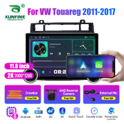 11.8 Inch 2K Double Knobs 2 Din Car Radio For VW Touareg 2011 - 2017 Car Radio DVD Multimedia Video Player Android Auto Carplay