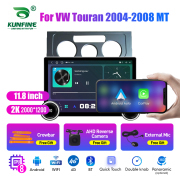 11.8 Inch 2K Double Knobs 2 Din Car Radio For VW Touran 2004 - 2008 MT Car Radio DVD Multimedia Video Player Android Auto Carplay