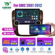 11.8 Inch 2K Double Knobs 2 Din Car Radio For GMC 2007 -2012 Car Radio DVD Multimedia Video Player Android Auto Carplay