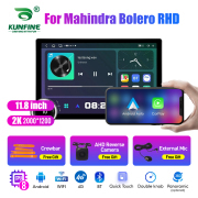 11.8 Inch 2K Double Knobs 2 Din Car Radio For Mahindra Bolero RHD Car Radio DVD Multimedia Video Player Android Auto Carplay