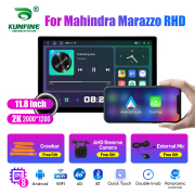 11.8 Inch 2K Double Knobs 2 Din Car Radio For Mahindra Marazzo RHD Car Radio DVD Multimedia Video Player Android Auto Carplay