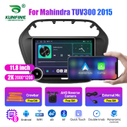 11.8 Inch 2K Double Knobs 2 Din Car Radio For Mahindra TUV300 2015 Car Radio DVD Multimedia Video Player Android Auto Carplay