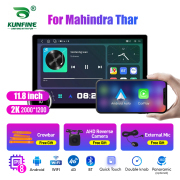 11.8 Inch 2K Double Knobs 2 Din Car Radio For Mahindra Thar Car Radio DVD Multimedia Video Player Android Auto Carplay