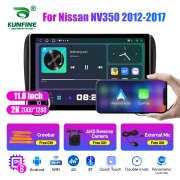 11.8 Inch 2K Double Knobs 2 Din Car Radio For Nissan NV350 2012 - 2017 Car Radio DVD Multimedia Video Player Android Auto Carplay