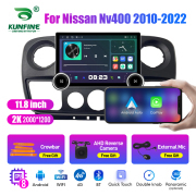 11.8 Inch 2K Double Knobs 2 Din Car Radio For Nissan NV400 2010 - 2022 Car Radio DVD Multimedia Video Player Android Auto Carplay