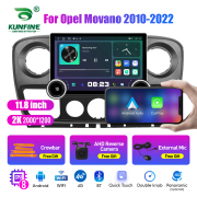 11.8 Inch 2K Double Knobs 2 Din Car Radio For Opel Movano 2010 - 2022 Car Radio DVD Multimedia Video Player Android Auto Carplay