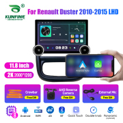 11.8 Inch 2K Double Knobs 2 Din Car Radio For Renault Duster 2010 - 2015 LHD Car Radio DVD Multimedia Video Player Android Auto Carplay