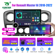 11.8 Inch 2K Double Knobs 2 Din Car Radio For Renault Master III 2010 -2022 Car Radio DVD Multimedia Video Player Android Auto Carplay