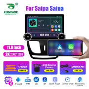 11.8 Inch 2K Double Knobs 2 Din Car Radio For Saipa Saina Car Radio DVD Multimedia Video Player Android Auto Carplay