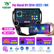 11.8 Inch 2K Double Knobs 2 Din Car Radio For Haval H1 2014-2022 Gwm M4 RHD Car Radio DVD Multimedia Video Player Android Auto Carplay