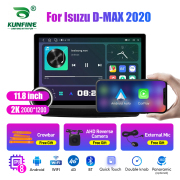 11.8 Inch 2K Double Knobs 2 Din Car Radio For Isuzu D-MAX 2020 Car Radio DVD Multimedia Video Player Android Auto Carplay