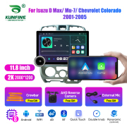 11.8 Inch 2K Double Knobs 2 Din Car Radio For Isuzu D Max/ Mu-7/ Chevrolet Colorado 2001 -2005 Car Radio DVD Multimedia Video Player Android Auto Carplay