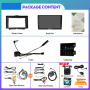 10.33 Inch Car Radio For LADA Granta 2018 2019 LHD 2Din Android Octa Core Car Stereo DVD GPS Navigation Player QLED Screen Carplay