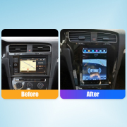 Car Radio For VW Golf7 2014-2019 bush gray color 2Din Android Octa Core Car Stereo DVD GPS Navigation Player Multimedia Headunit Android Auto Carplay