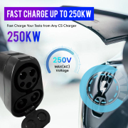For Tesla Model 3/X/Y/S EV Charger DC Adapter CCS1 To Tesla 250KW Electric Vehicle Convertor Charging Station COMBO Converter